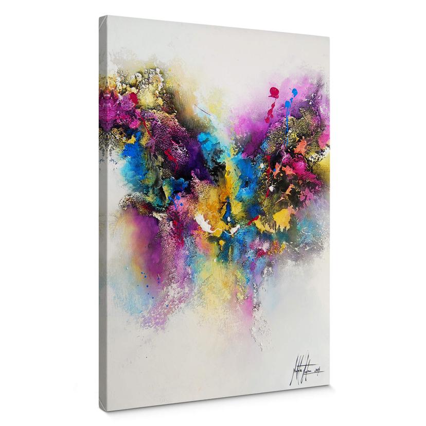 Tableau sur toile - Fedrau - Amour violet