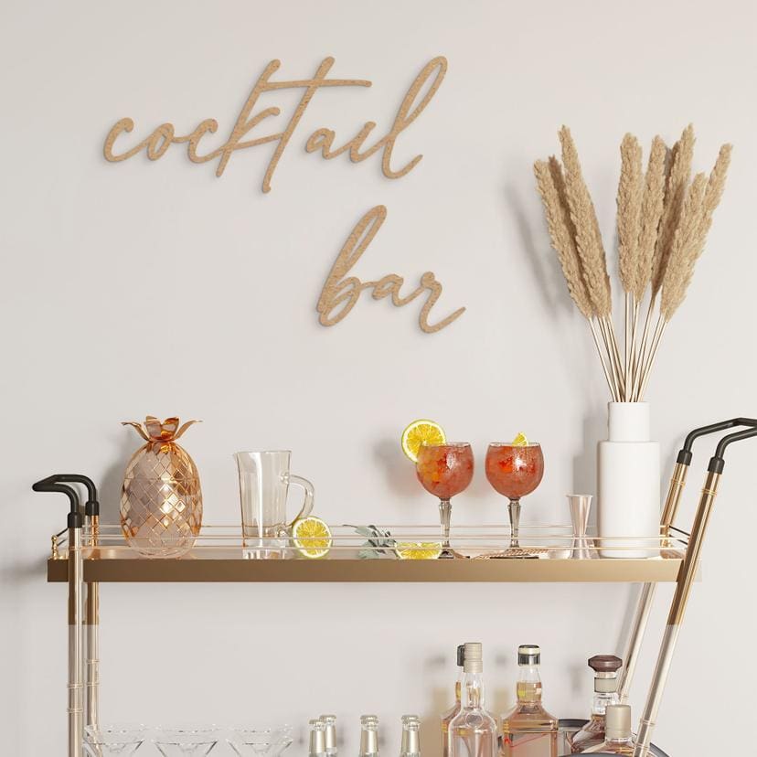 MDF-dekoration Cocktail Bar