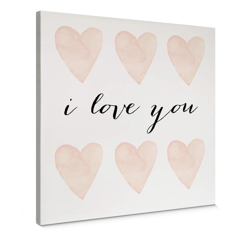 Lienzo Confetti & Cream - I Love you