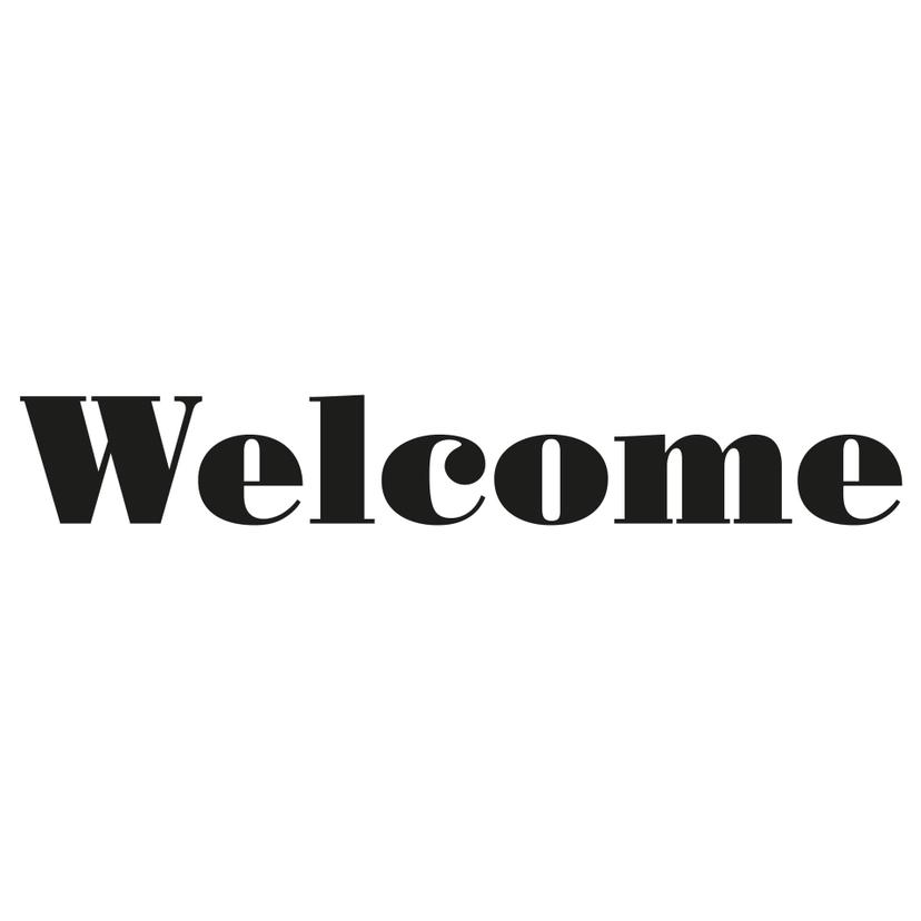 Adesivo murale - Welcome 3
