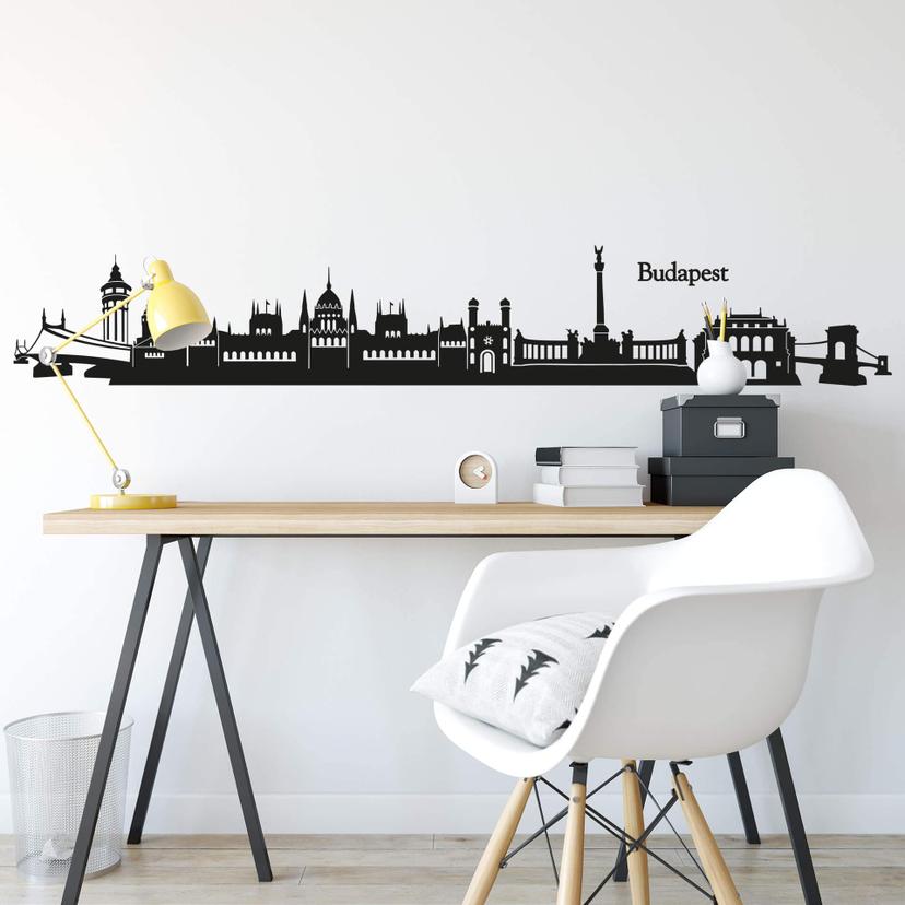 Sticker mural - Budapest skyline