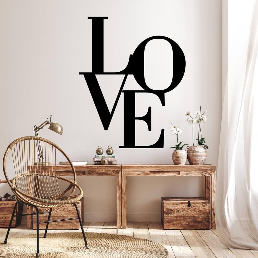 Sticker mural LOVE