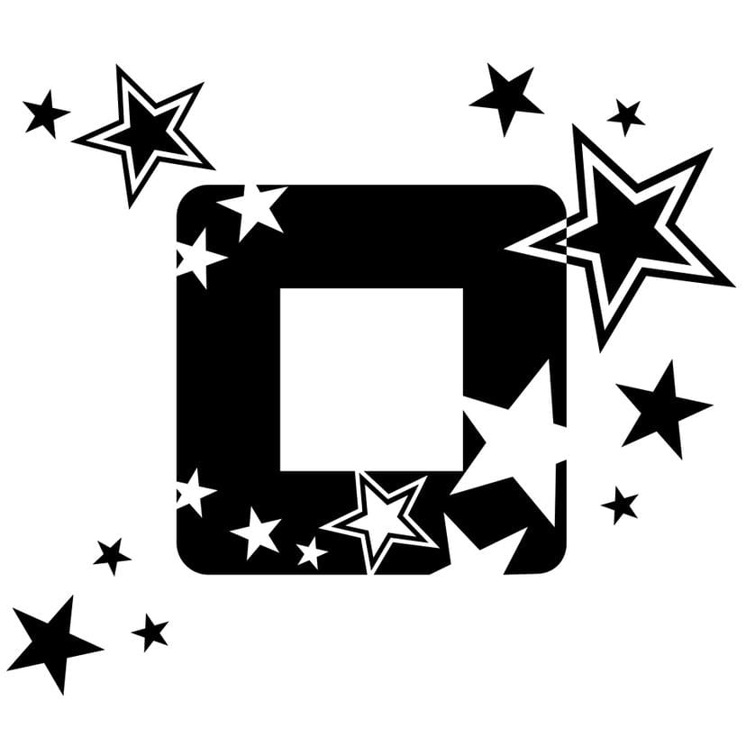 Adesivo murale - Esplosione di stelle