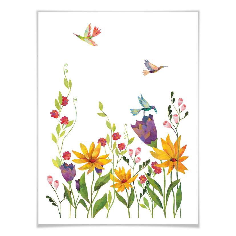 Poster Blanz - Poésie de fleur