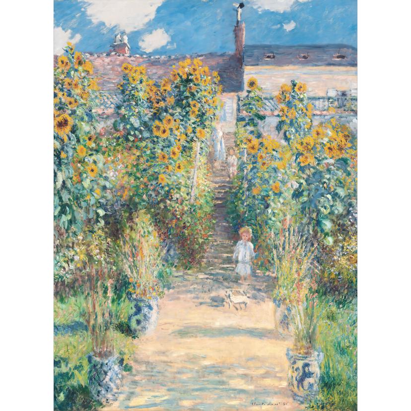 Fotomurale Monet - Il giardino di Monet a Vétheuil