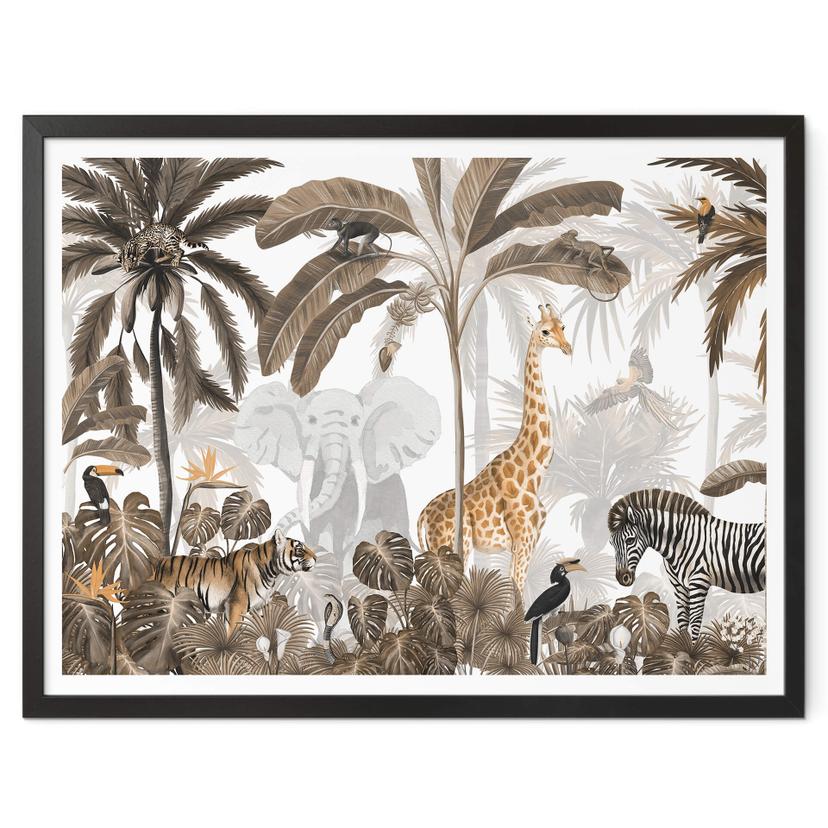 Poster Kikki Belle - Jungle Jive