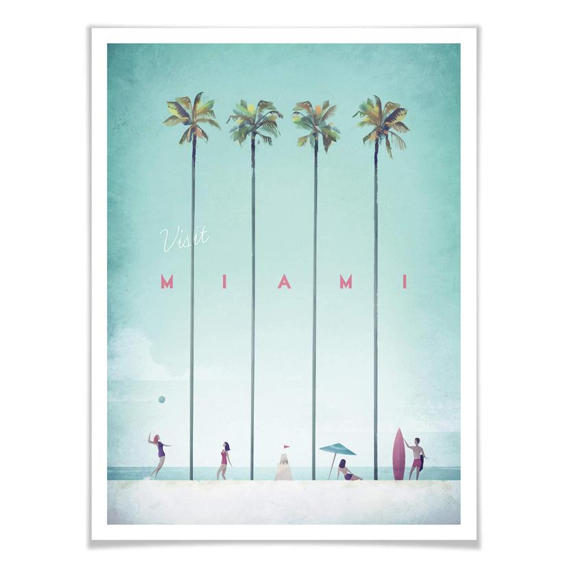 Poster Rivers - Miami