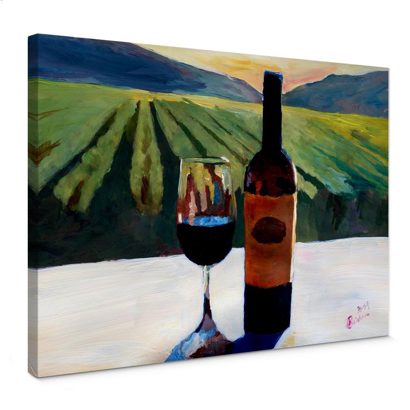Lienzo Bleichner - Vino en el Valle de Napa