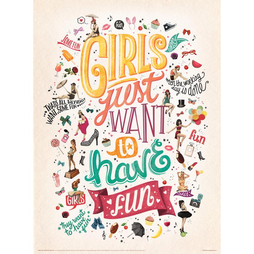 Fotomurale Tohmé - Girls just wanna have fun - 192 x 260 cm