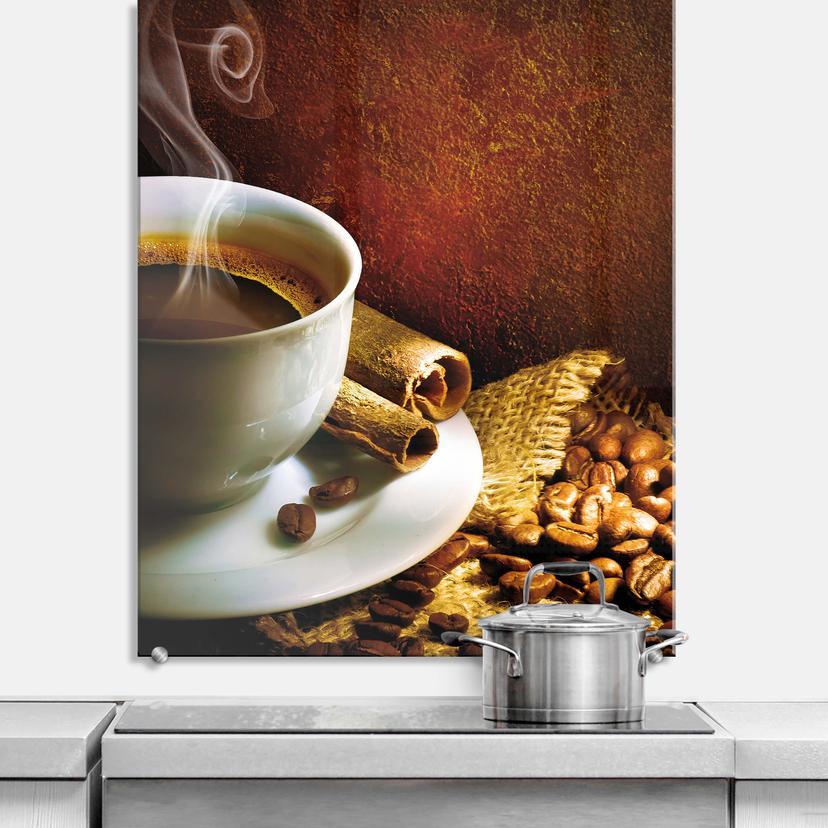 Stænkplade - Coffee 1 - Højkant