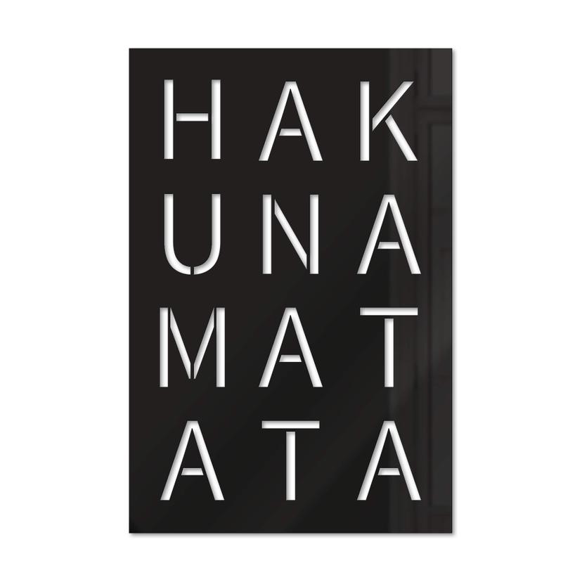 Décoration en plexiglas - Tableau - Hakuna Matata
