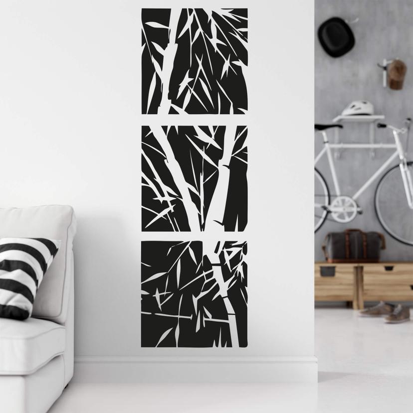 Muursticker Bamboe Set