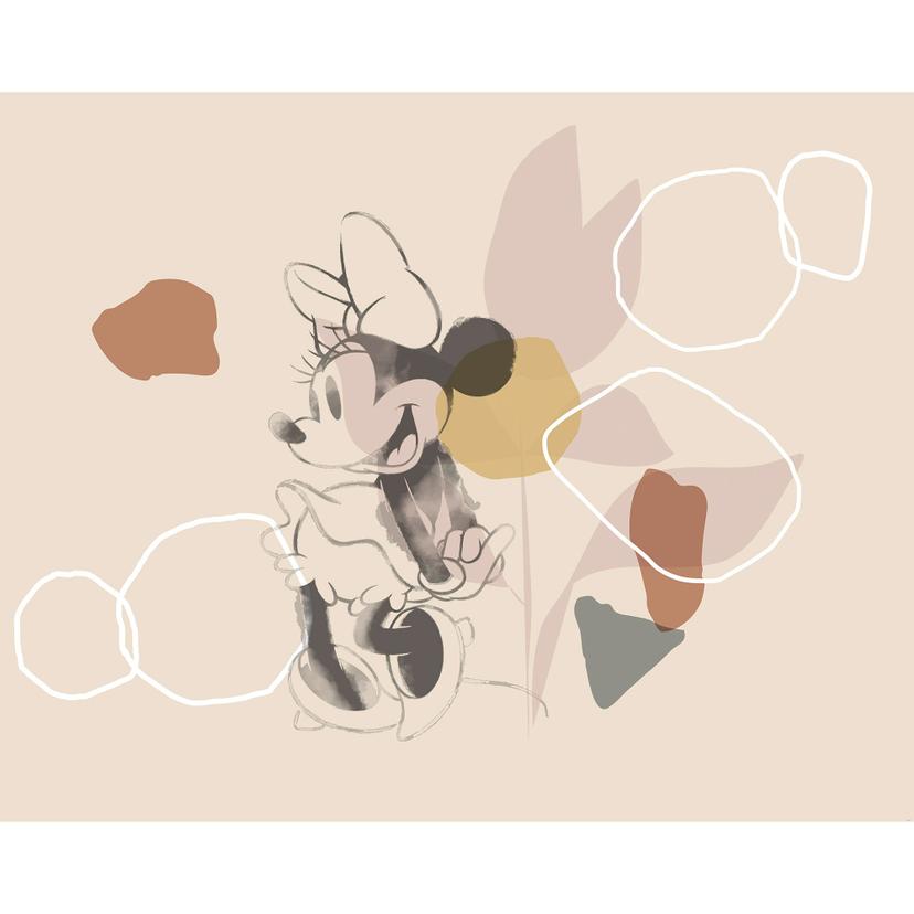 Non-woven tapet - Minnie Soft Shapes - 350 x 280 cm