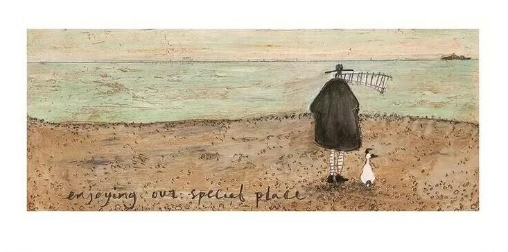 Plakat Sam Toft - Enjoying Our Special Place kunsttryk, Sam Toft (100 x 50 cm)