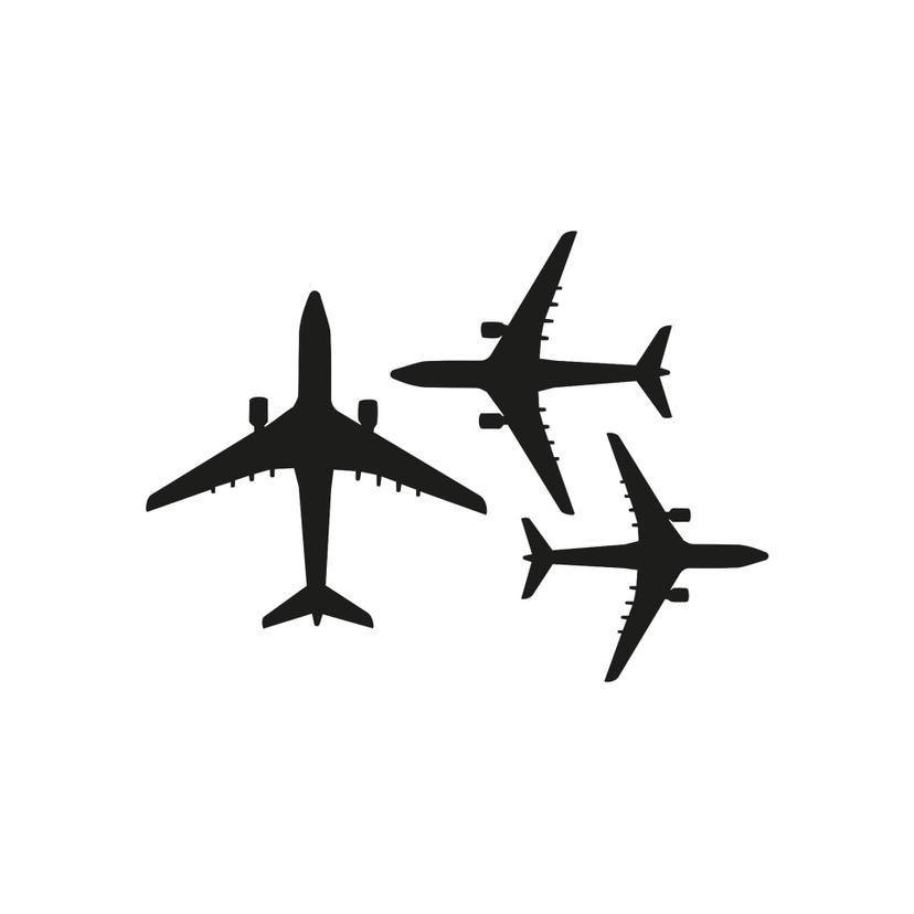 Wallsticker Fly Sæt