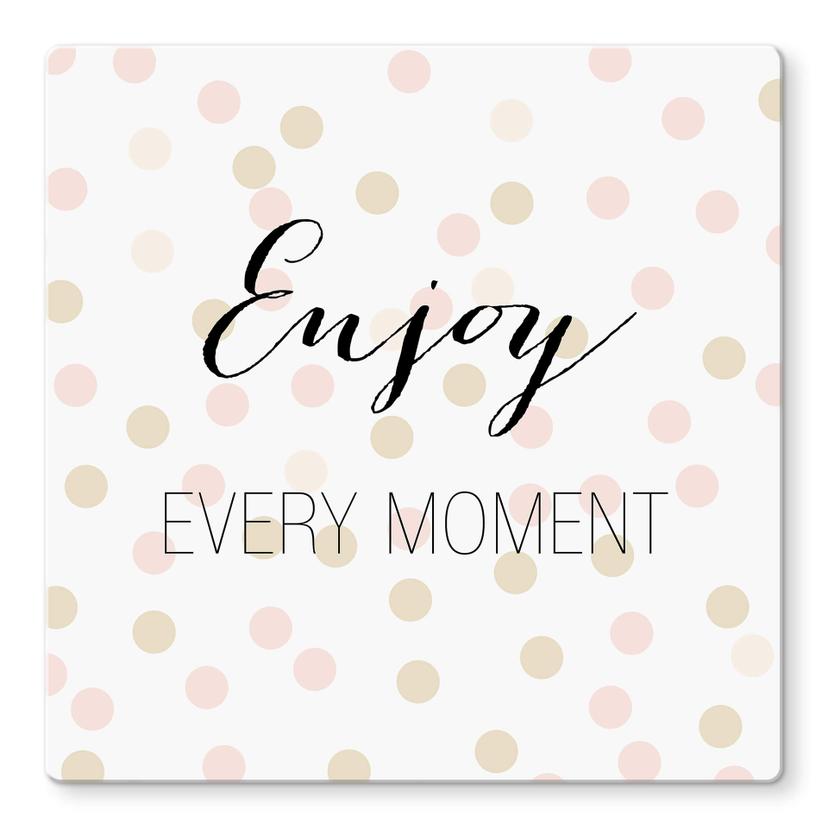Glas Confetti & Cream – Enjoy every moment