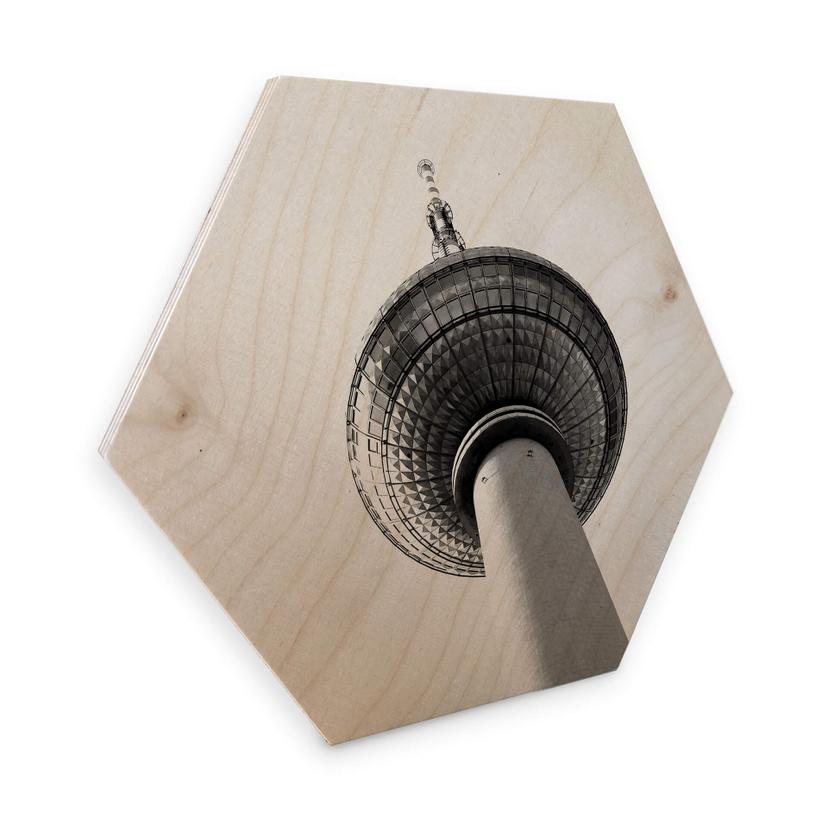 Hexagon hout - Berlijn TV Toren