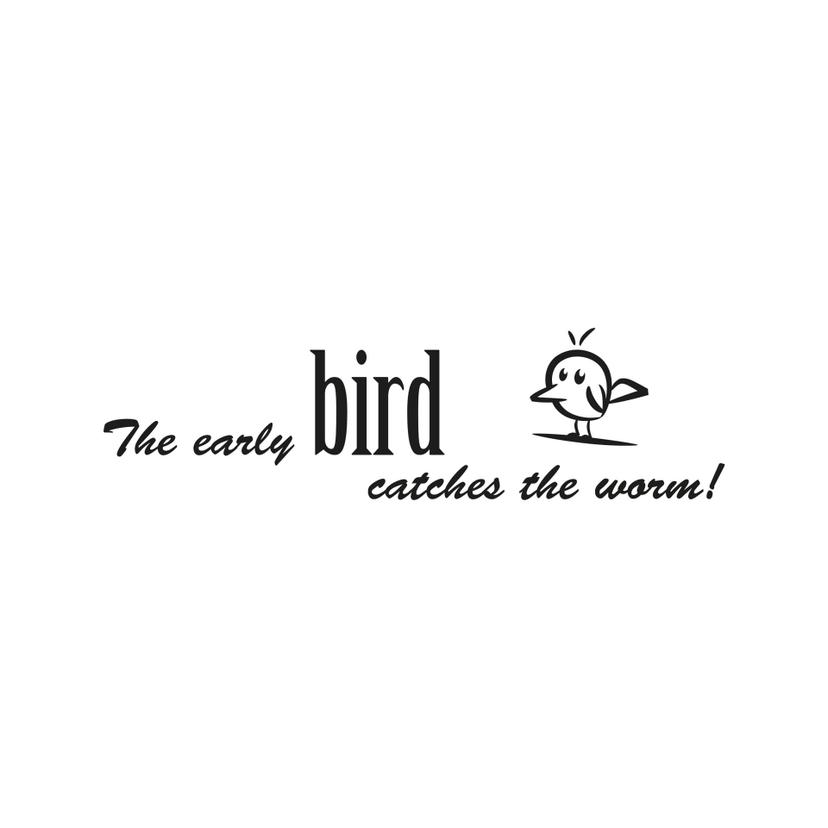 The early bird catches the worm!