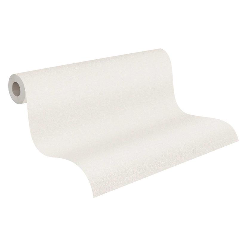 Papel pintado textura crema claro brillante - papel pintado tejido-no tejido unicolor con textura fi