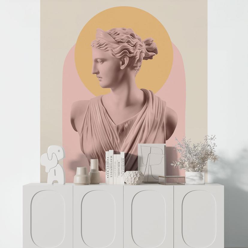 Estatua de la diosa Artemisa fotomural - Grace Digital Art