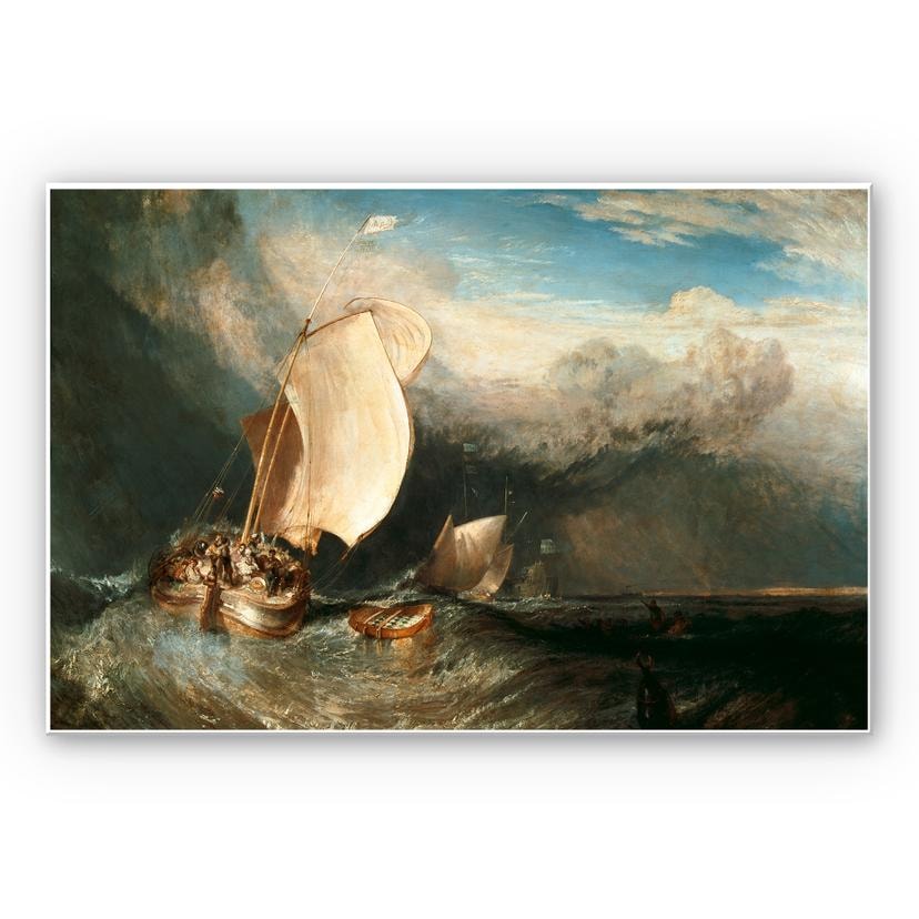 Tableau Forex - Turner - Bateaux de pêcheur