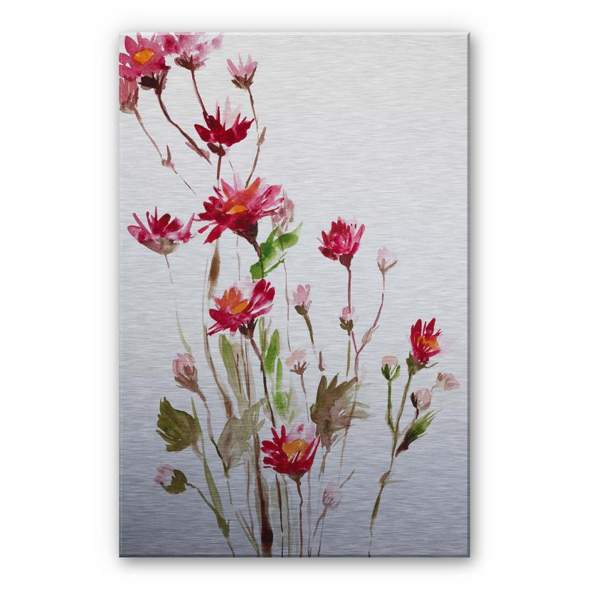Tableau en Alu-Dibond - Fleurs sauvages