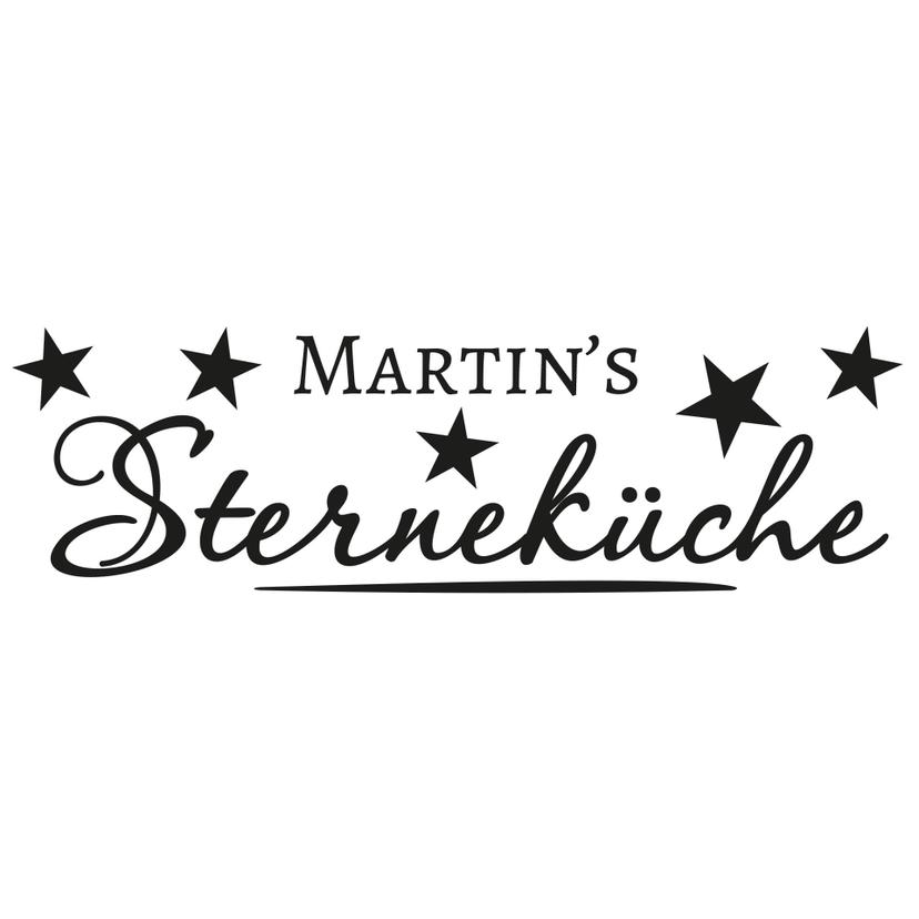 Wandtattoo + Name Sterneküche