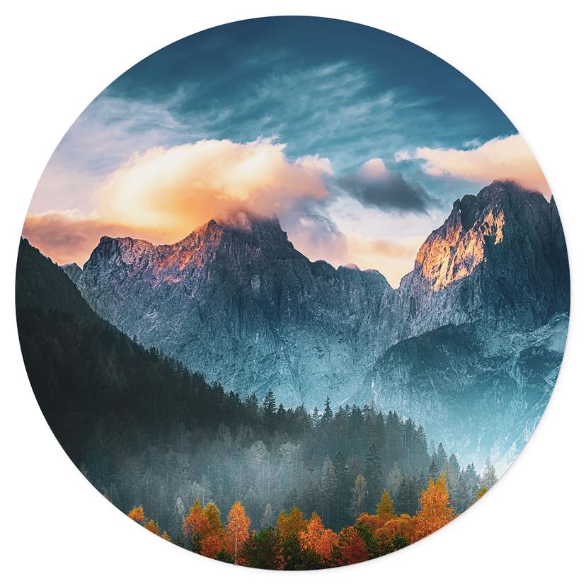 Adesivo murale Paesaggio autunnale sulla cima del Triglav nelle Alpi Giulie