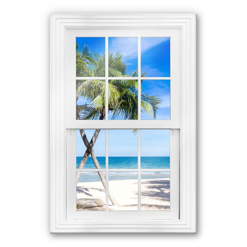 Trompe L'oeil op glas - Atlantische Oceaan