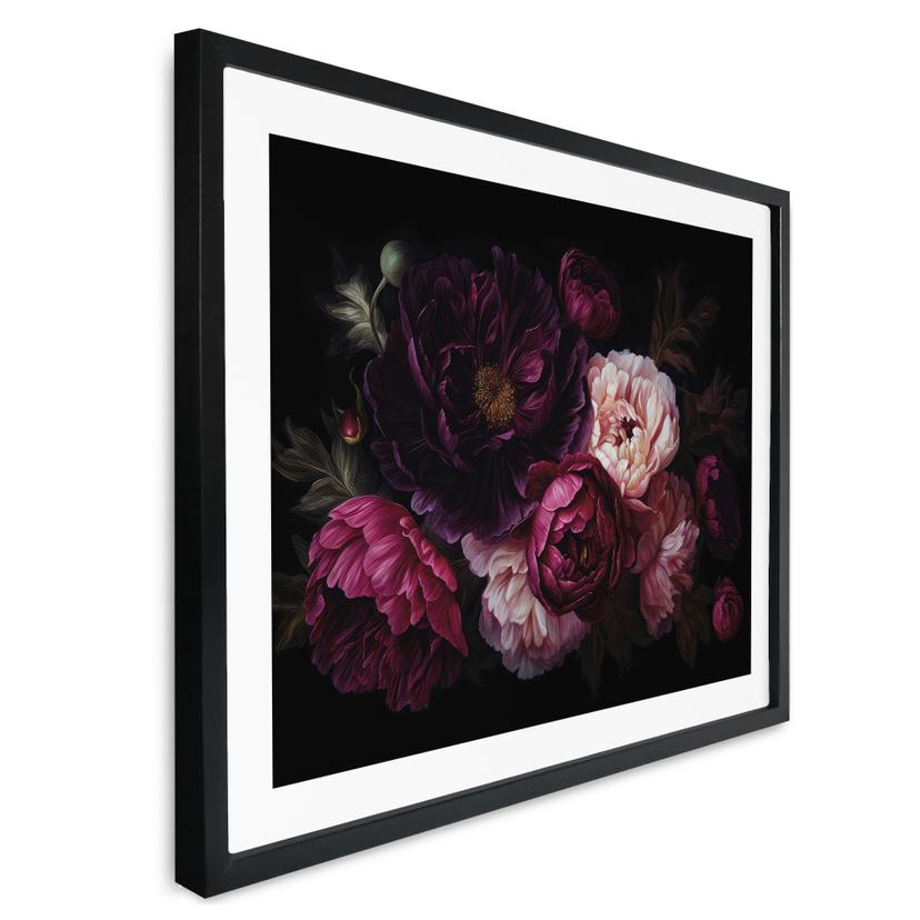 Poster Blumenstrauß mit Pfingstrosen - UN Designs