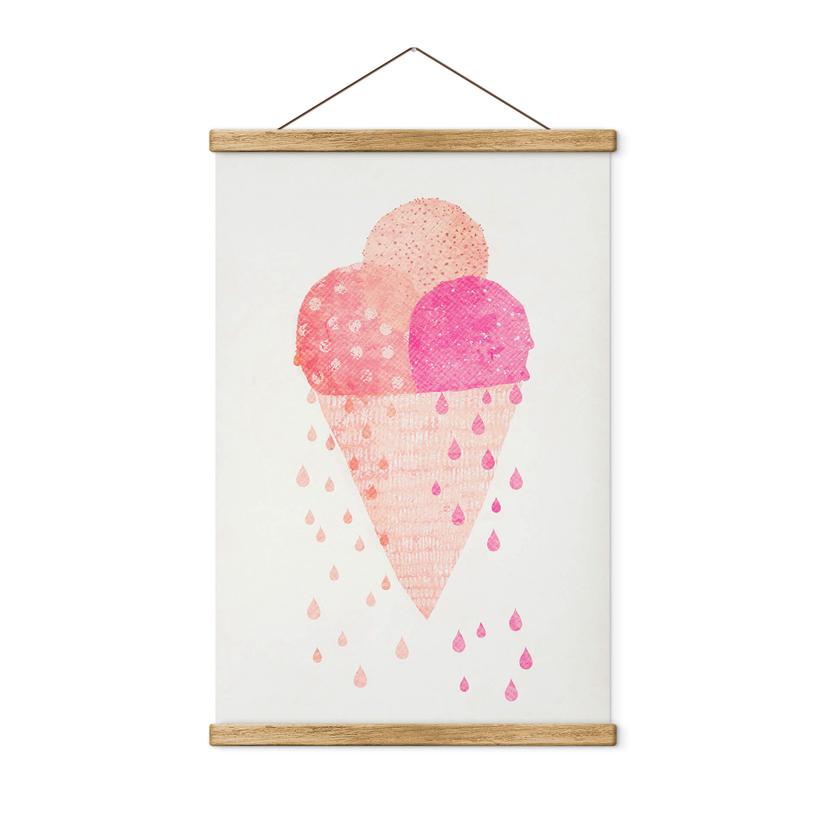 Tekstil plakat Treechild - Ice Cream in Summer