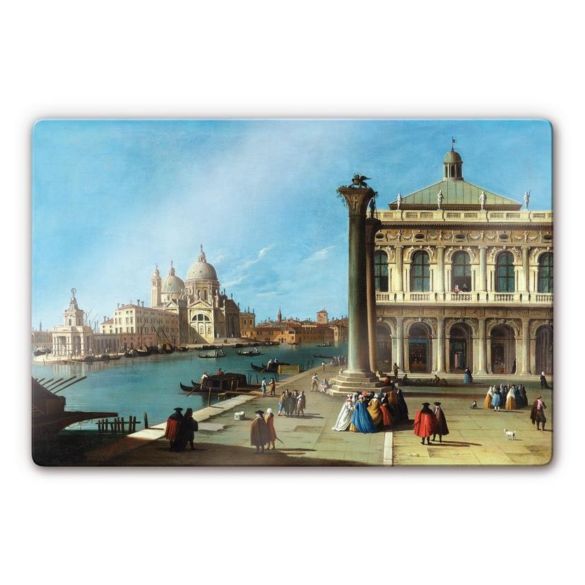 Tableau en verre - Canaletto - L'entrée du Canal Grand