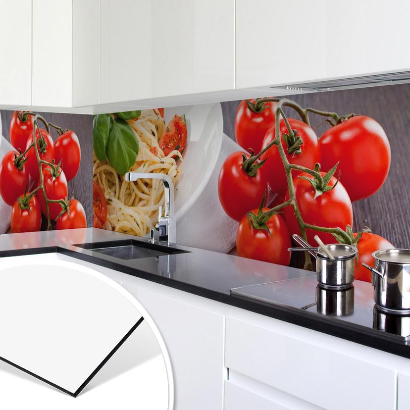 Revêtement pour cuisine - Alu-Dibond - Pâtes italiennes
