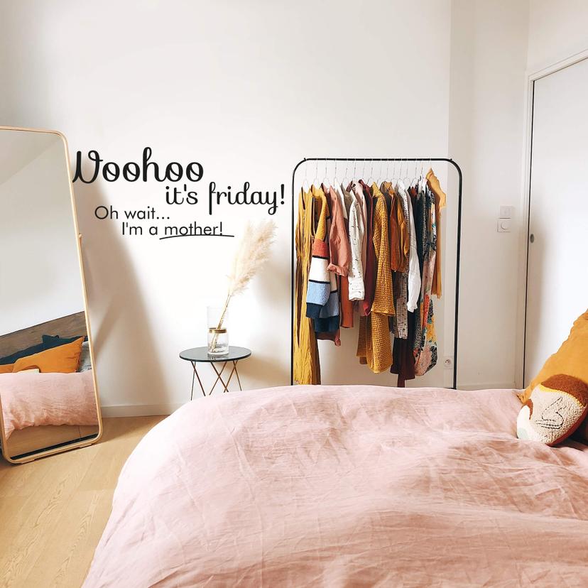 Wallsticker - Woohoo it´s Friday!