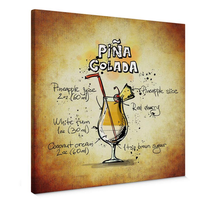 Canvas Pina Colada Recept
