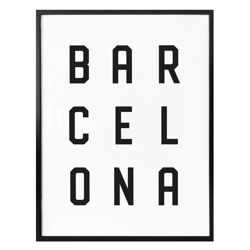 Póster - Tipografía Barcelona