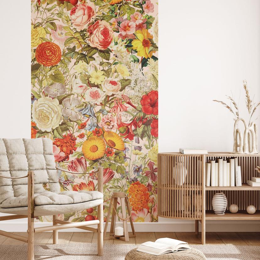 Papel pintado Collage floral colorido - Papel pintado Floral - Frida Floral Studio