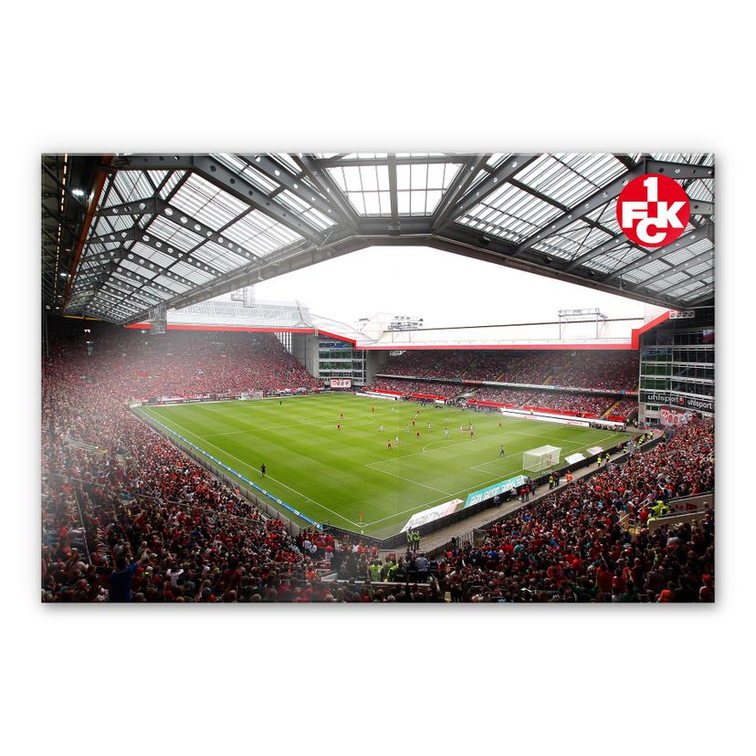 Akrylbillede 1. FC Kaiserslautern - Stadion set indefra