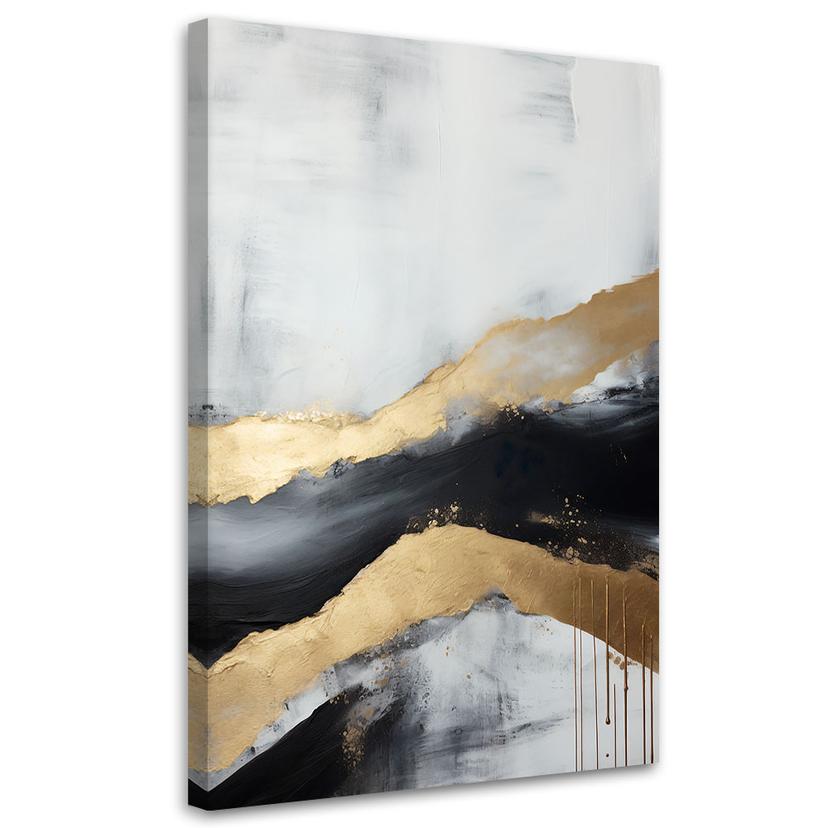 Canvasbillede, Gylden abstraktion