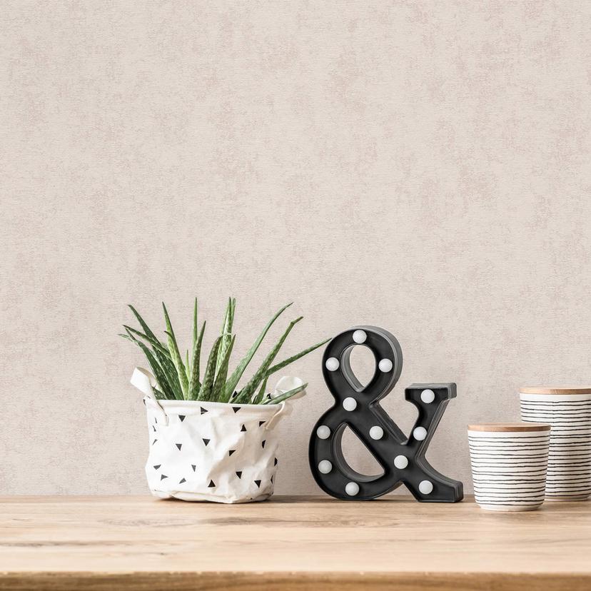 Unitapet i skandinavisk stil i grå og beige Hygge non-woven tapet mat og glat