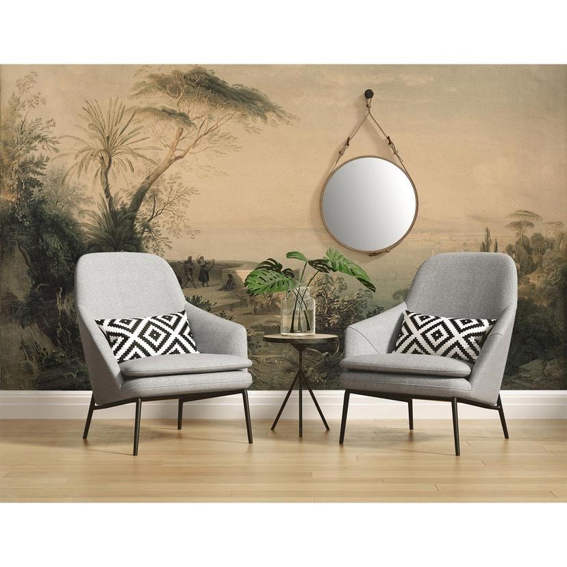 Architects Paper Papier peint photo Atelier 47 Ancient Painting vert, beige, gris