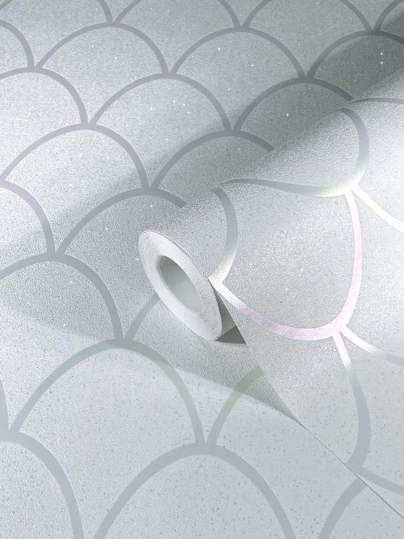 SCHÖNER-WOHNEN non-woven tapet, grafisk tapet hvid