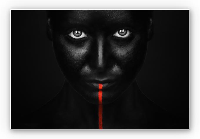 Wandbild Petkov - Red Stripe