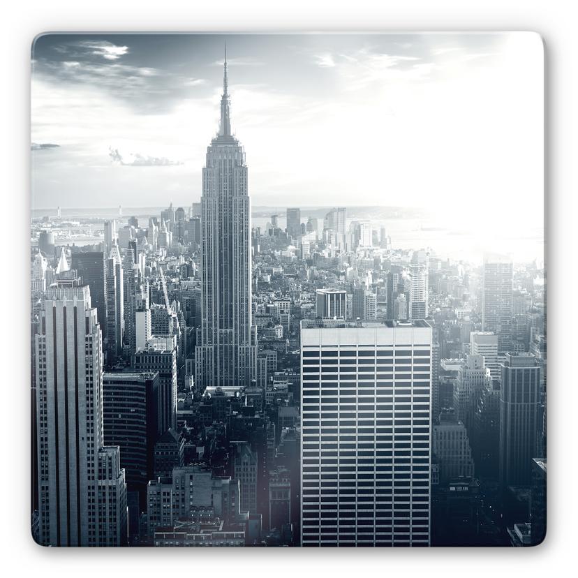 Glasbillede - The Empire State Building - Kvadratisk