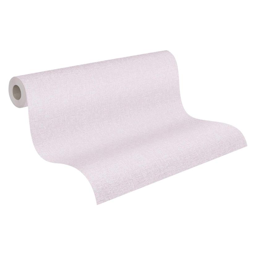 Texturerad textiltapet ljus beige - non-woven tapet med fin linne-look