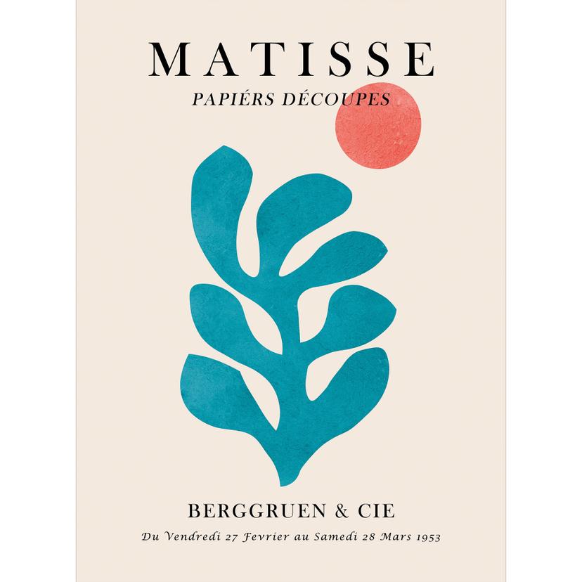 Mostra Fotomurale in stile Matisse Parigi 1953 - Costa