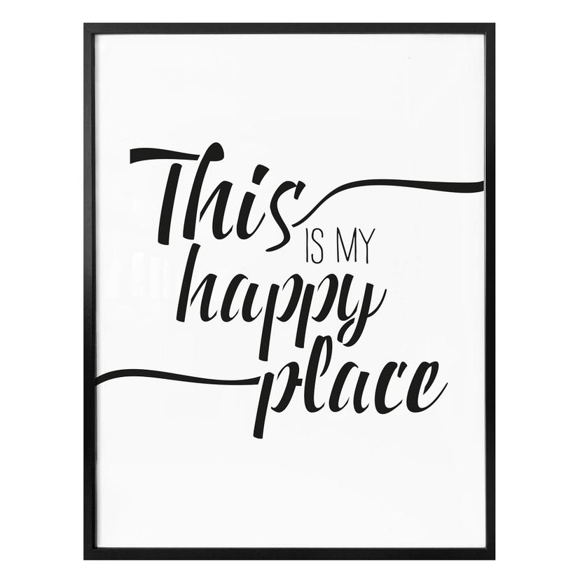 Póster - Este es mi lugar feliz