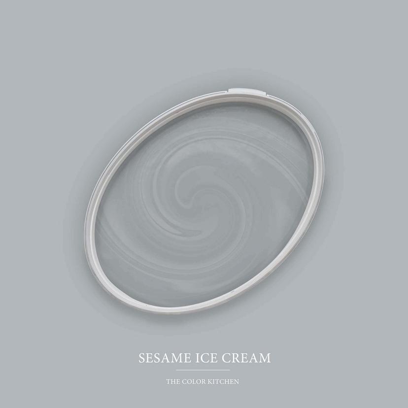 Peinture murale gris satiné mat - THE COLOR KITCHEN Glace Sésame