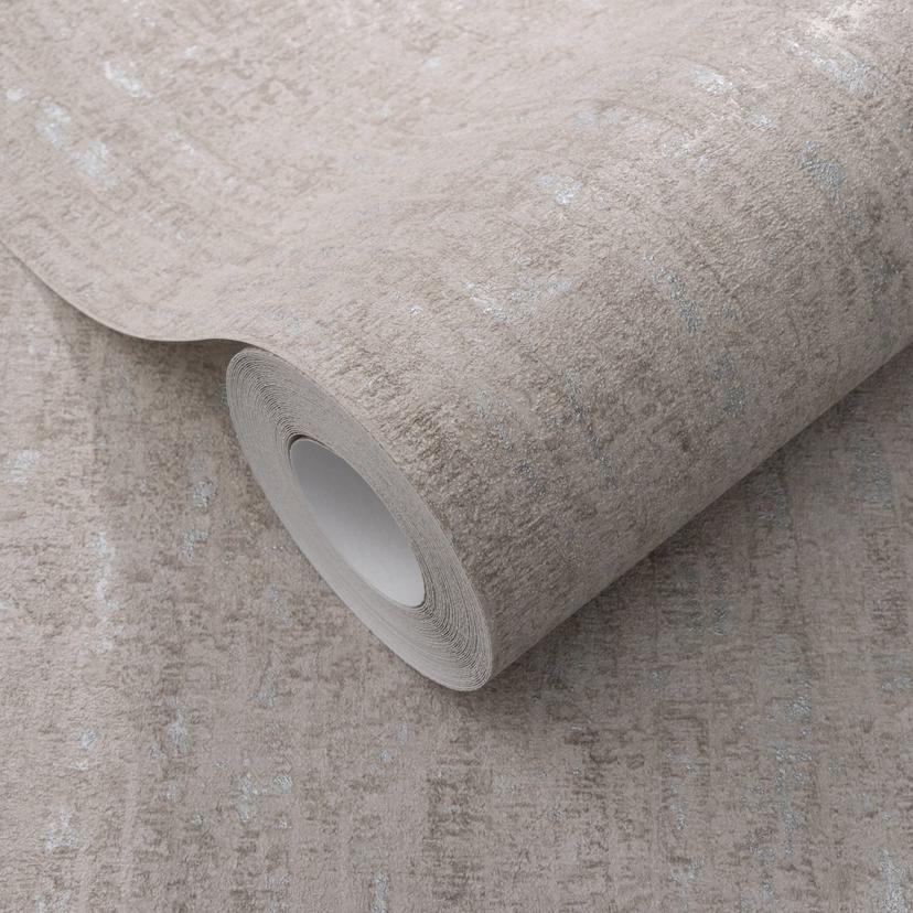 Vliesbehang, behangmuurschildering Secret Garden taupe