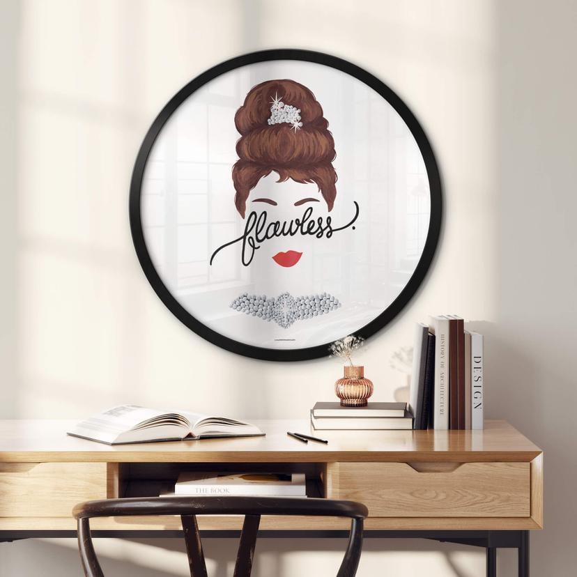 Poster Tohmé - Flawless Audrey - Rund